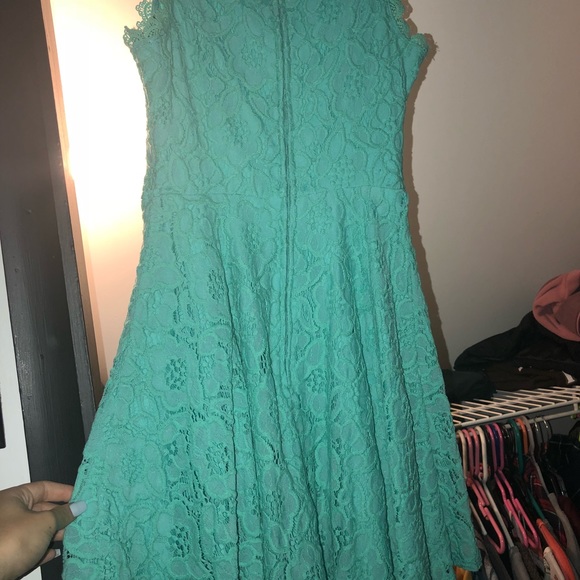 macy's mint green dress